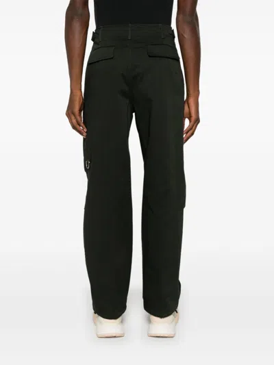 Shop Fendi Straight-leg Trousers In Grün