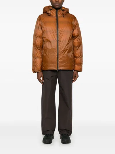 Rains Kevo Puffer Jacket In Braun