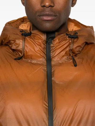 Rains Kevo Puffer Jacket In Braun