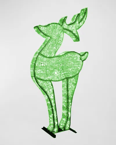 Barcana 6'10" 3d Medium Deer With Led Lights In Green