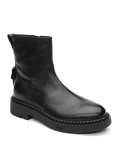 Ash Magnum Black Ankle Boot In Black