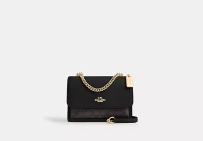 Coach Outlet Klare Crossbody Bag In Signature Canvas In Beige