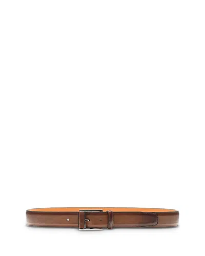 Magnanni Velaz Leather Belt In Tabaco