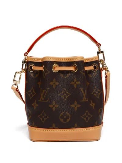 Pre-owned Louis Vuitton Nano Noé Two-way Bag In Brown