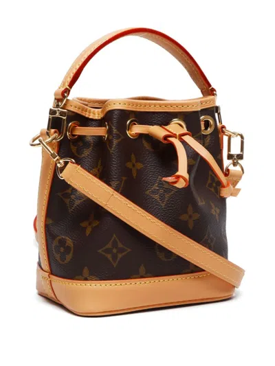 Pre-owned Louis Vuitton Nano Noé Two-way Bag In Brown