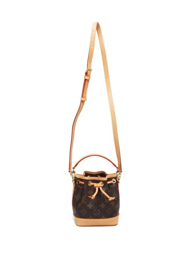 Pre-owned Louis Vuitton Nano Noé Two-way Bag In Brown