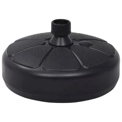 Vidaxl Umbrella Base Sand/water Filled 4 Gal Black, 47854