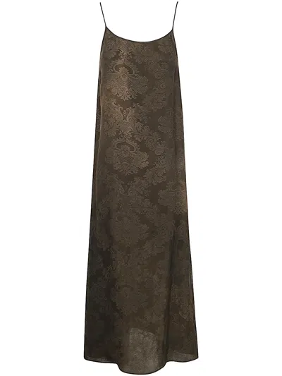 Shop Uma Wang Anaya Dress In Brown