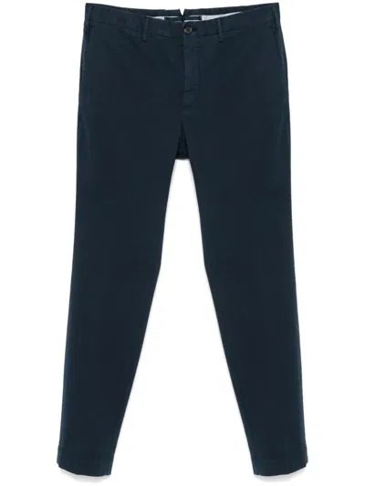 Shop Incotex Trousers In Blue