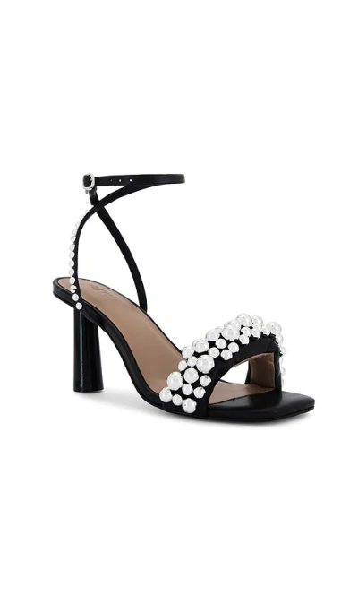 Arch Nyc Puff Sling Heel In 黑色&银色