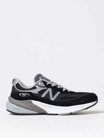 New Balance Mesh Upper Sneakers Contrast Midsole In Black
