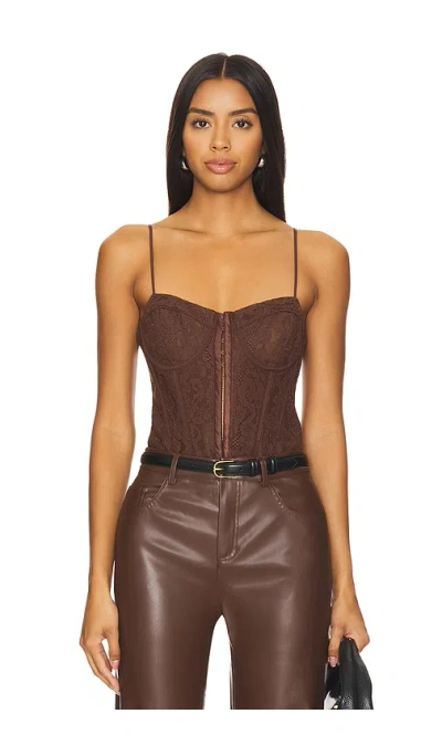 Cami Nyc Arlette Bodysuit In Java