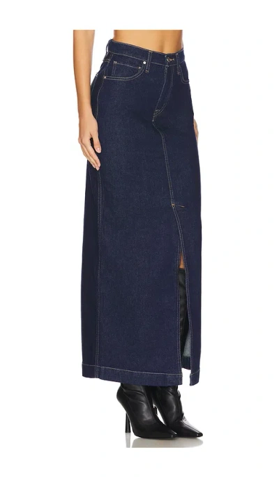 Hudson Jeans Reconstructed Maxi Skirt In Eve