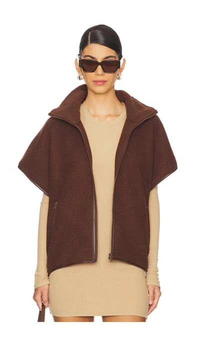 EUDORA 人造皮草马甲