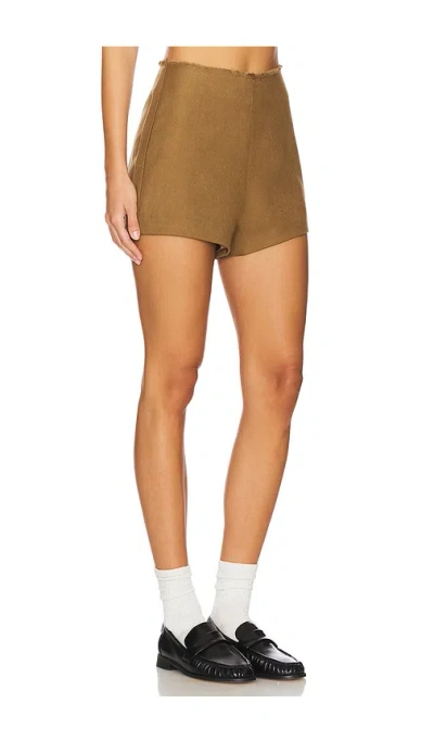 Nonchalant Label Tiana Shorts In 棕色