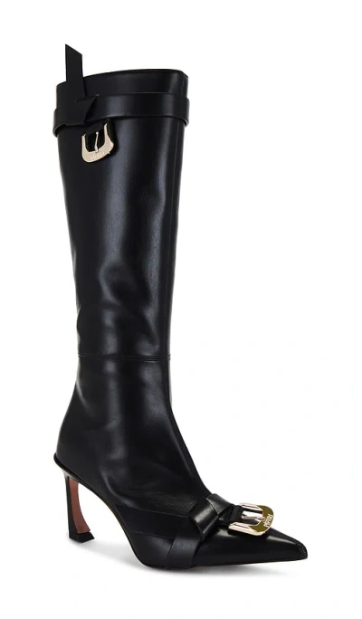 Piferi 70mm Tighter Boots In 黑色&金黄色