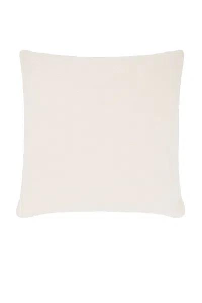 Jenni Kayne Alpaca Basketweave 24 Square Pillow In Ivory