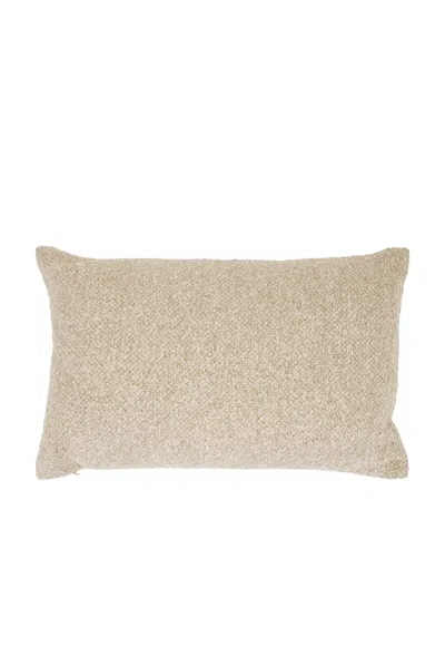 Shop Jenni Kayne Nell Boucle 14x22 Lumbar Pillow In Natural