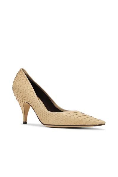 The Row Liisa Python Pump In Almond