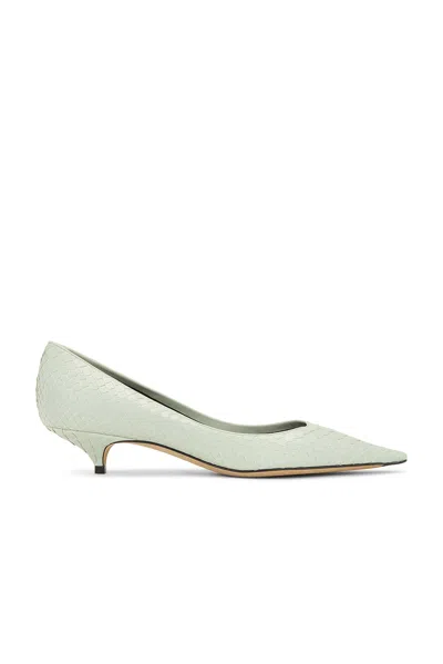 The Row Liisa Python Pump In Pistachio