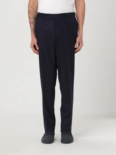 Luigi Bianchi Tapered Leg Wool Trousers In Blau