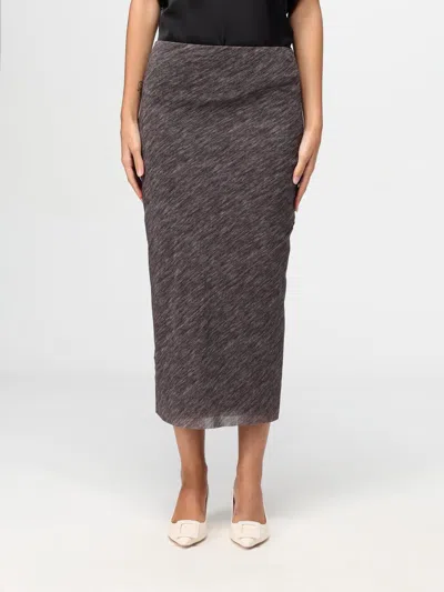 Shop Philosophy Di Lorenzo Serafini Skirt  Woman Color Grey In Grau