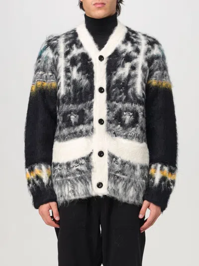 Shop Sacai Cardigan  Men Color Black In Schwarz