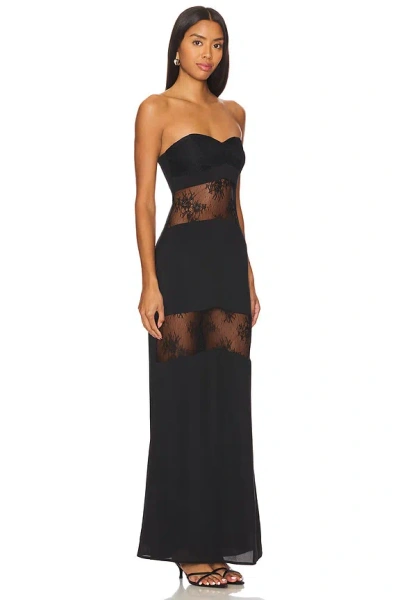 Superdown Brielle Maxi Dress In Black
