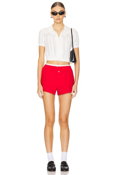 Superdown Justine Relaxed Short In Red