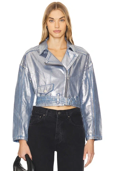 Superdown Hensely Jacket In Silver