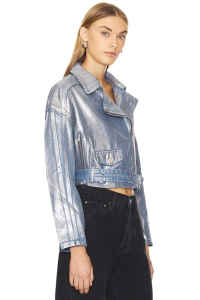 Superdown Hensely Jacket In Silver