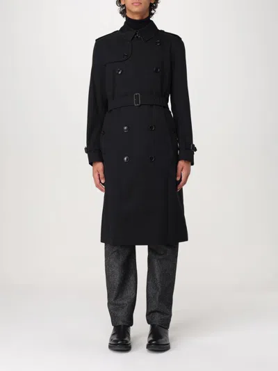 Shop Burberry Trench Coat  Men Color Black In Schwarz