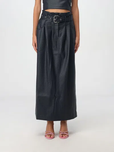 Rotate Birger Christensen Rotate Birgerchristensen Braided Skirt In Blau