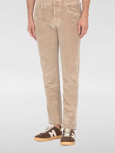 Jacob Cohen Nick Slim Trousers In Beige