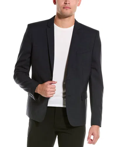 The Kooples Wool-blend Suit Jacket In Black