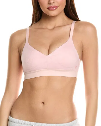 Tommy John Second Skin Comfort Lace Triangle Bra In Pink