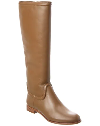 Alexandre Birman Lauren Leather To-the-knee Boot In Brown