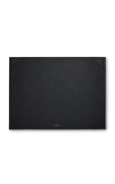 SMYTHSON PANAMA LARGE LEATHER DESK MAT 