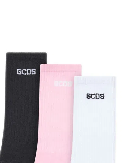 Gcds Essentials Socks (pack Of Three) In Black