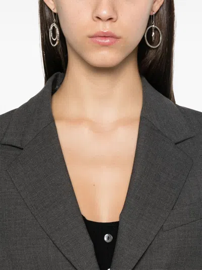 P.a.r.o.s.h Single-breasted Blazer In Grey