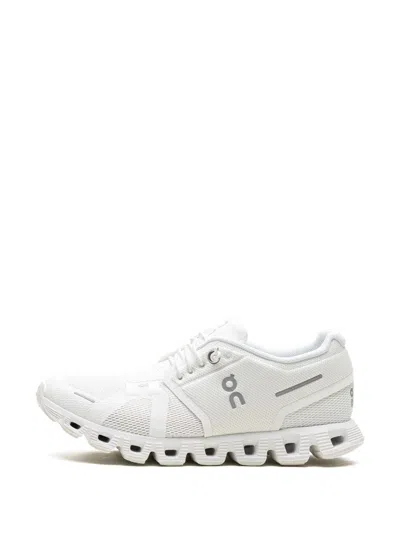 On Running Cloud 5 "all White" Low-top Sneakers In White