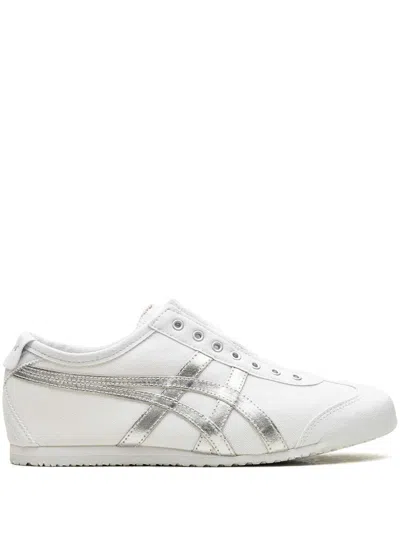 Onitsuka Tiger Mexico 66 "white/pure Silver" Slip-on Sneakers In White