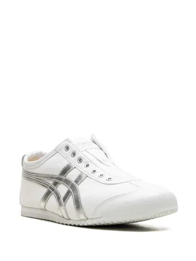 Onitsuka Tiger Mexico 66 "white/pure Silver" Slip-on Sneakers In White