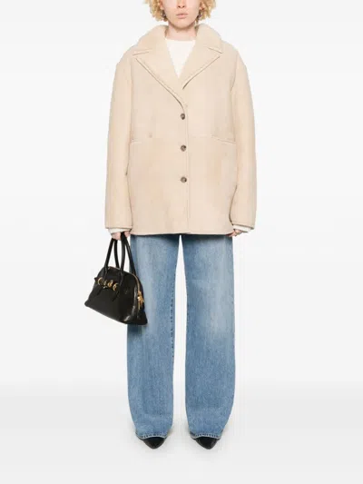 Loulou Studio Cirebo Coat In Neutrals