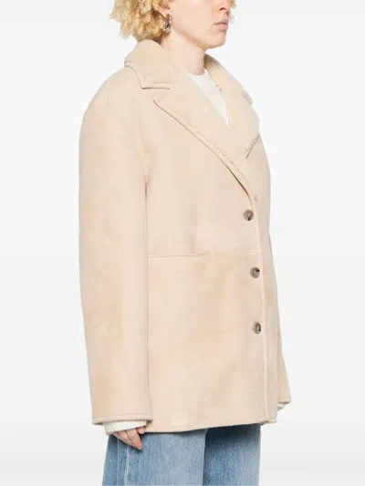 Loulou Studio Cirebo Coat In Neutrals