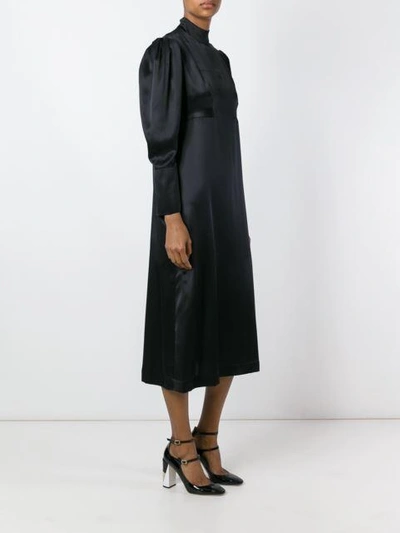 Shop Simone Rocha High Neck Dress In Black