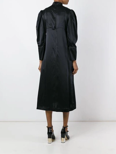 Shop Simone Rocha High Neck Dress In Black