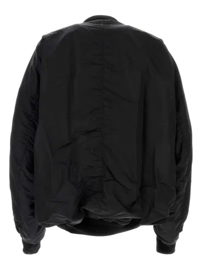 Miharayasuhiro Maison Mihara Yasuhiro Black Nylon Bomber Jacket In Black