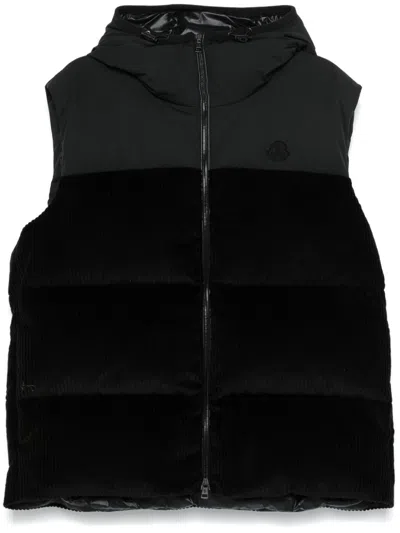 Shop Moncler Bentu Gilet In Black