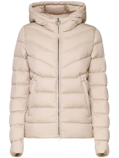 Shop Colmar Logo-patch Hooded Puffer Jacket In Neutrals